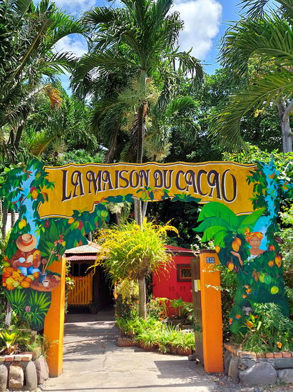 Eingang zur Maison du Cacao