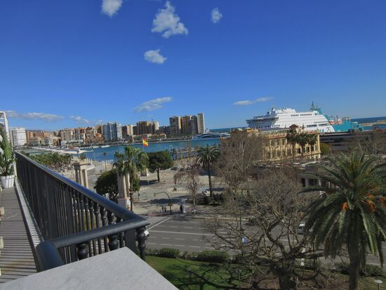 Blick von der Dachterrasse