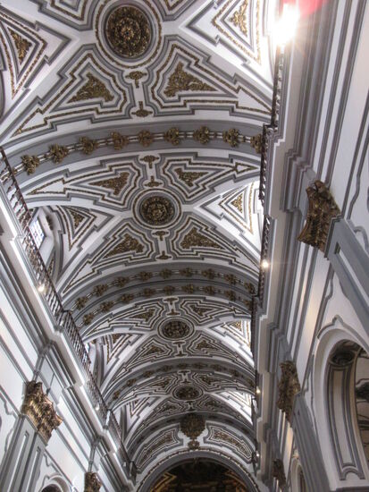 Deckengewölbe der Kirche