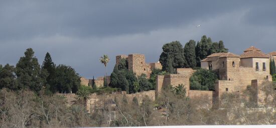 Blick auf Alcazaba