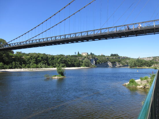 Hängebrücke in St. Martin d'Ardèche