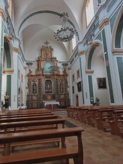 Im Inneren der Kirche