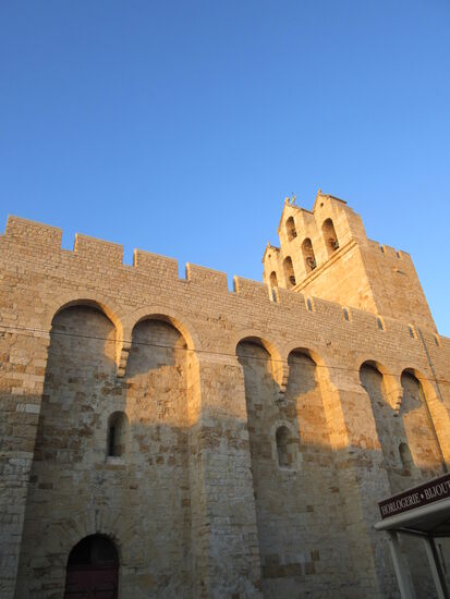 Die Kirche im Abendlicht