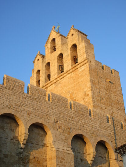 Die Kirche im Abendlicht