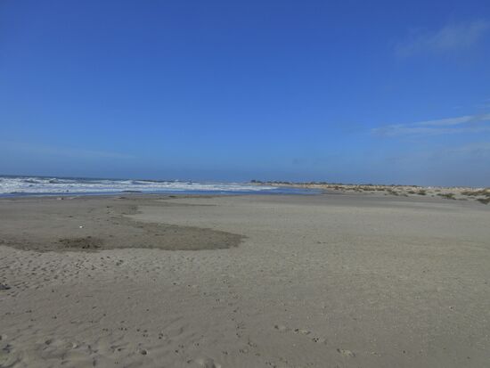 Viel Platz - auch in der Hochsaison Plage du Clos Rhone
