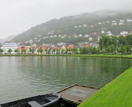 Bergen bei Regen