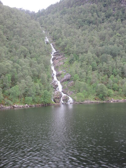 Ein erster Wasserfall