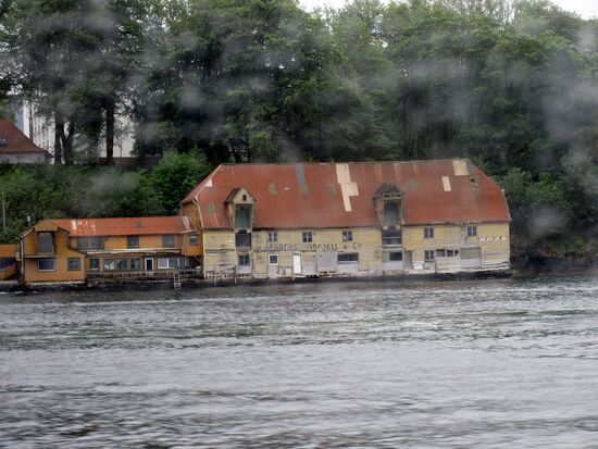 Alte Lagerhalle für Trockenfisch