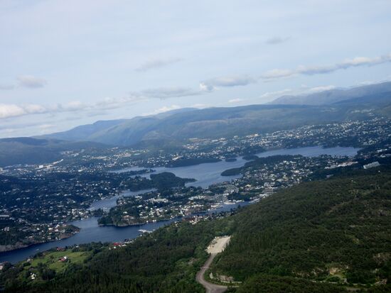 Ausblick vom Flugzeug
