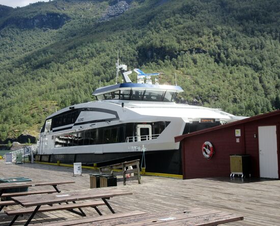 Das Schiff hat angelegt