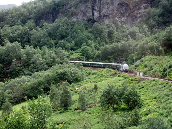 Die Flam Bahn - der Gegenzug