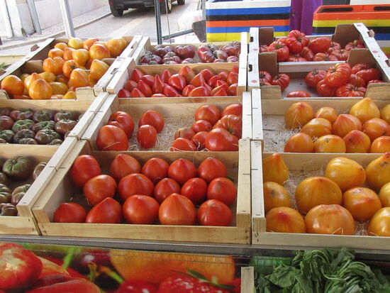 Tomaten in verschiedenen Farben