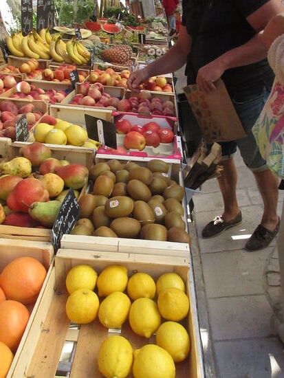 Grosse Auswahl an Obst