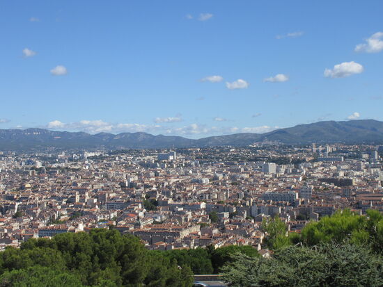 Blick auf Marseille