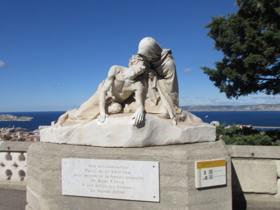 Statue von Jesus und der Jungfrau Maria