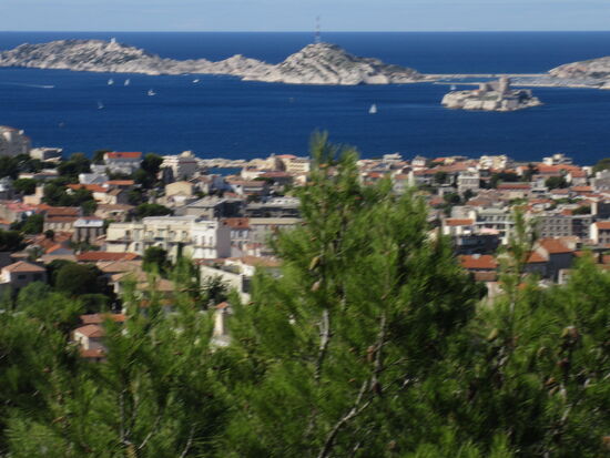 Blick auf die vorgelagerten Inseln