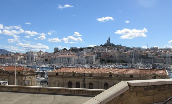Blick auf Notre Dame de la Garde