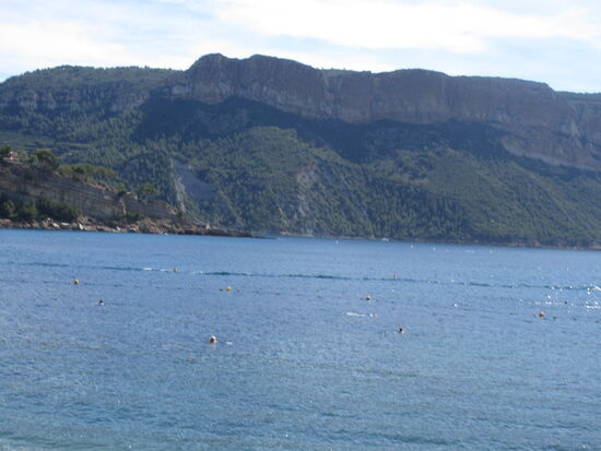 Etwas heller der Blick auf Cap Canaille auf dem Rückweg