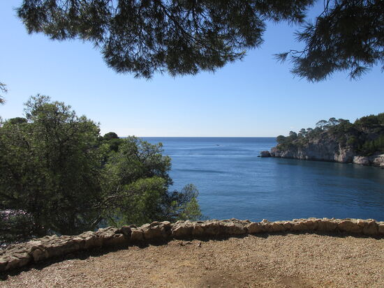 Da hinten liegt das offene Meer