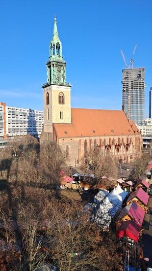 Blick auf Sankt Marienkirche