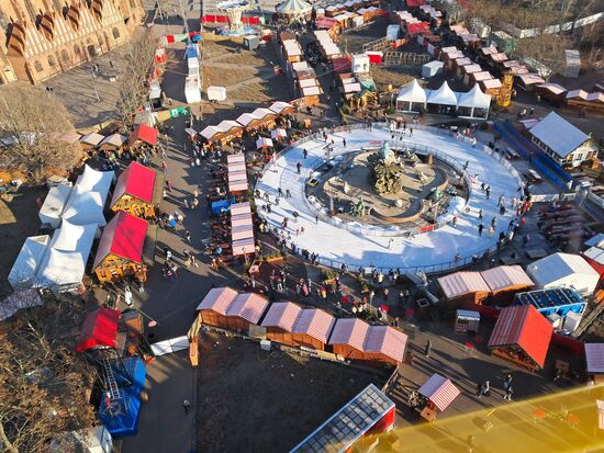 Blick auf die Eisbahn