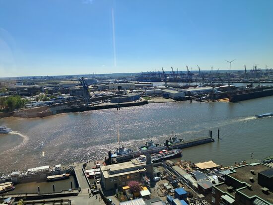 Sicht auf den Hafen