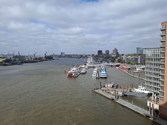 Blick auf den Hafen