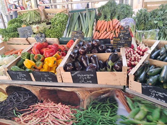 Gemüse in allen Varianten und Farben