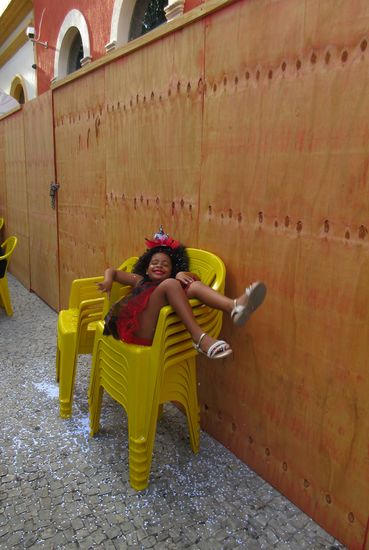 Auch die Kleinen werden mit der Zeit müde...