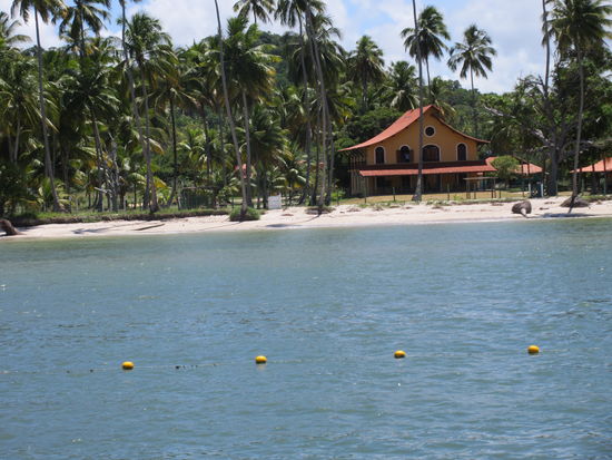 Kleines Resort mit Strand