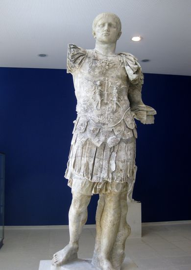 Im römischen Museum