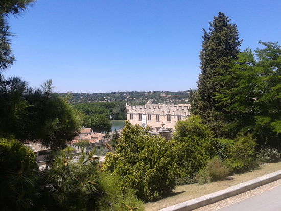 Im Park "Rocher des Doms"