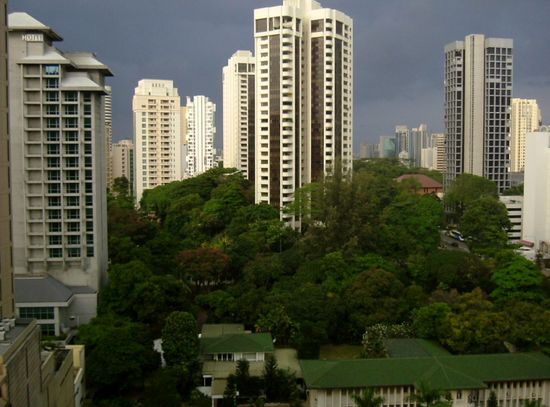 Skyline von Singapore