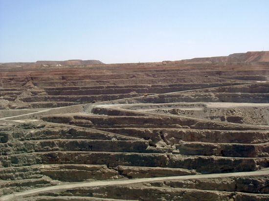 Arbeiten im Super Pit