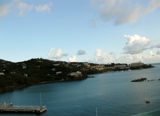 Weiterreise von St. Thomas gegen Abend