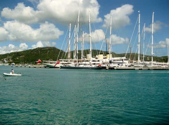 Yachten in English Harbour