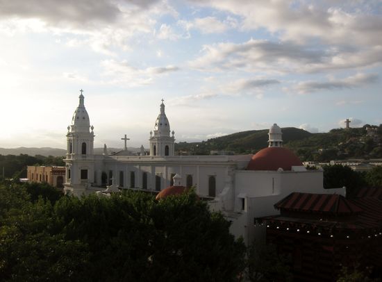 Blick vom Hotel auf die Kathedrale