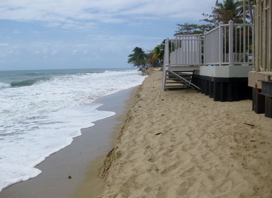 Das Wasser kommt näher...