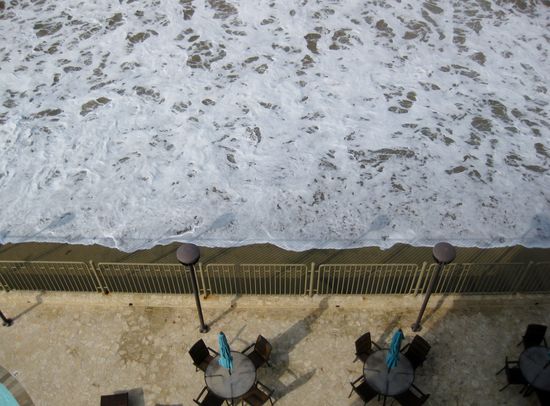 Bei der Flut sieht es so aus...