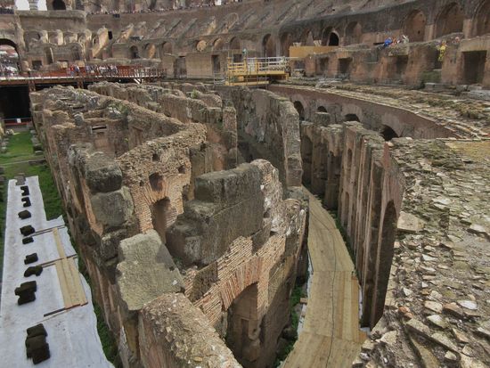 Blick auf die "Unterwelt"