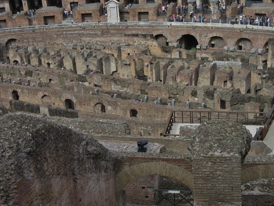 Blick auf die "Unterwelt"