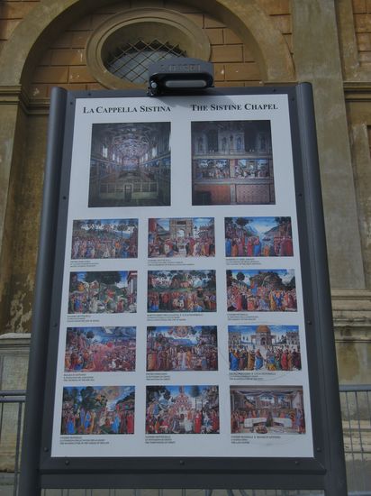 Bilder der Sixtinischen Kapelle