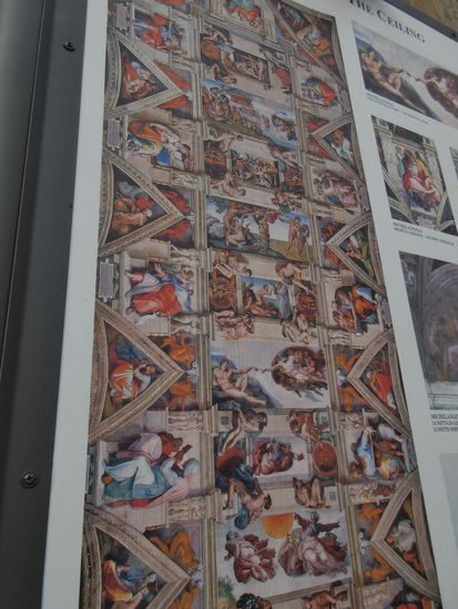 Deckengemälde in der Sixtinischen Kapelle