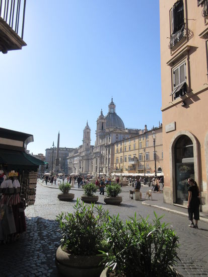 Blick auf Piazza Navona