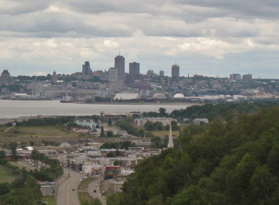 Blick auf Quebec