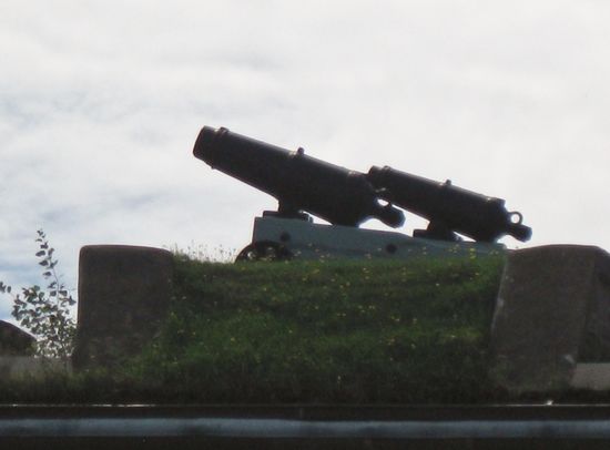 Kanone an der Zitadelle