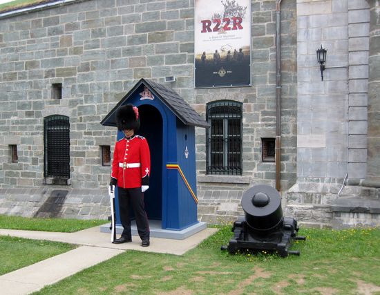 Wachsoldat an der Zitadelle