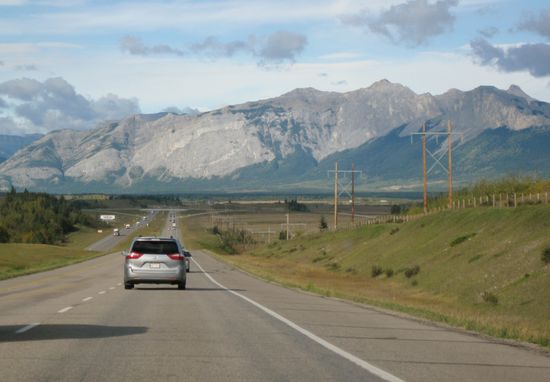 Auf dem Transcanada Highway