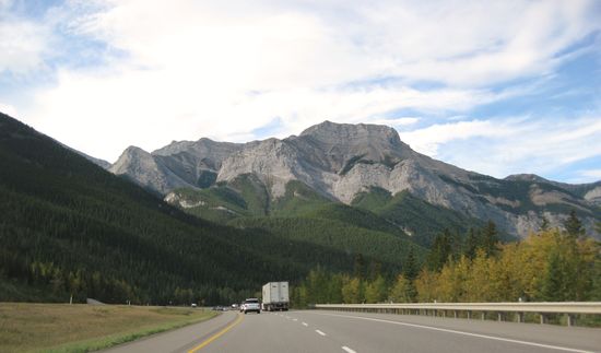 Auf dem Transcanada Highway