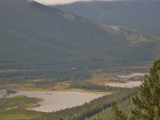 Blick auf die Vermillion Lakes